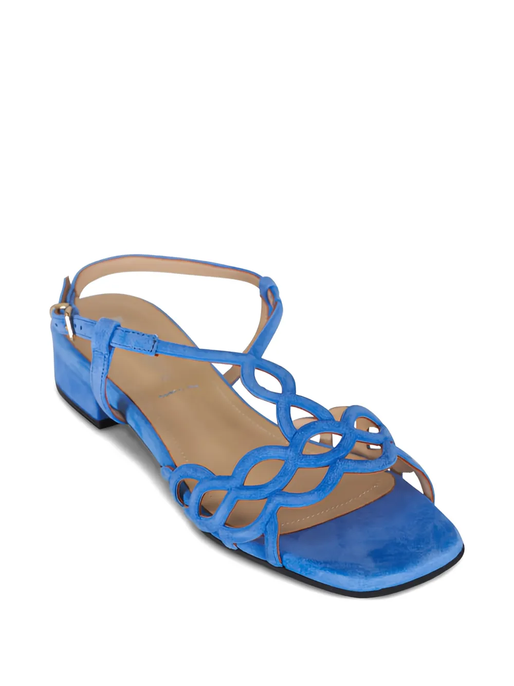 Ron White Brooke sandalen met uitgesneden bandje Blauw