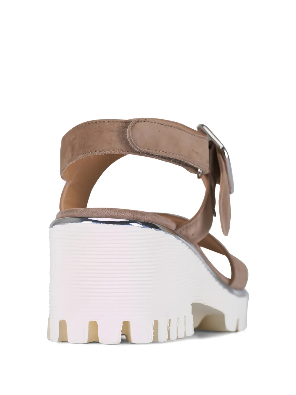 Ron White Elaria suède sandalen met gesp Bruin