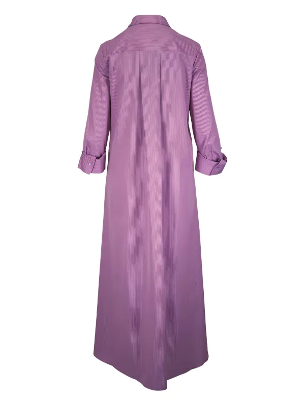 long purple shirt dress Women Satin Flower Print Dresses Lapel Pleated Shirt Dress Long-Sleeved Purple  Dress 3 M at Amazon Women's Clothing store