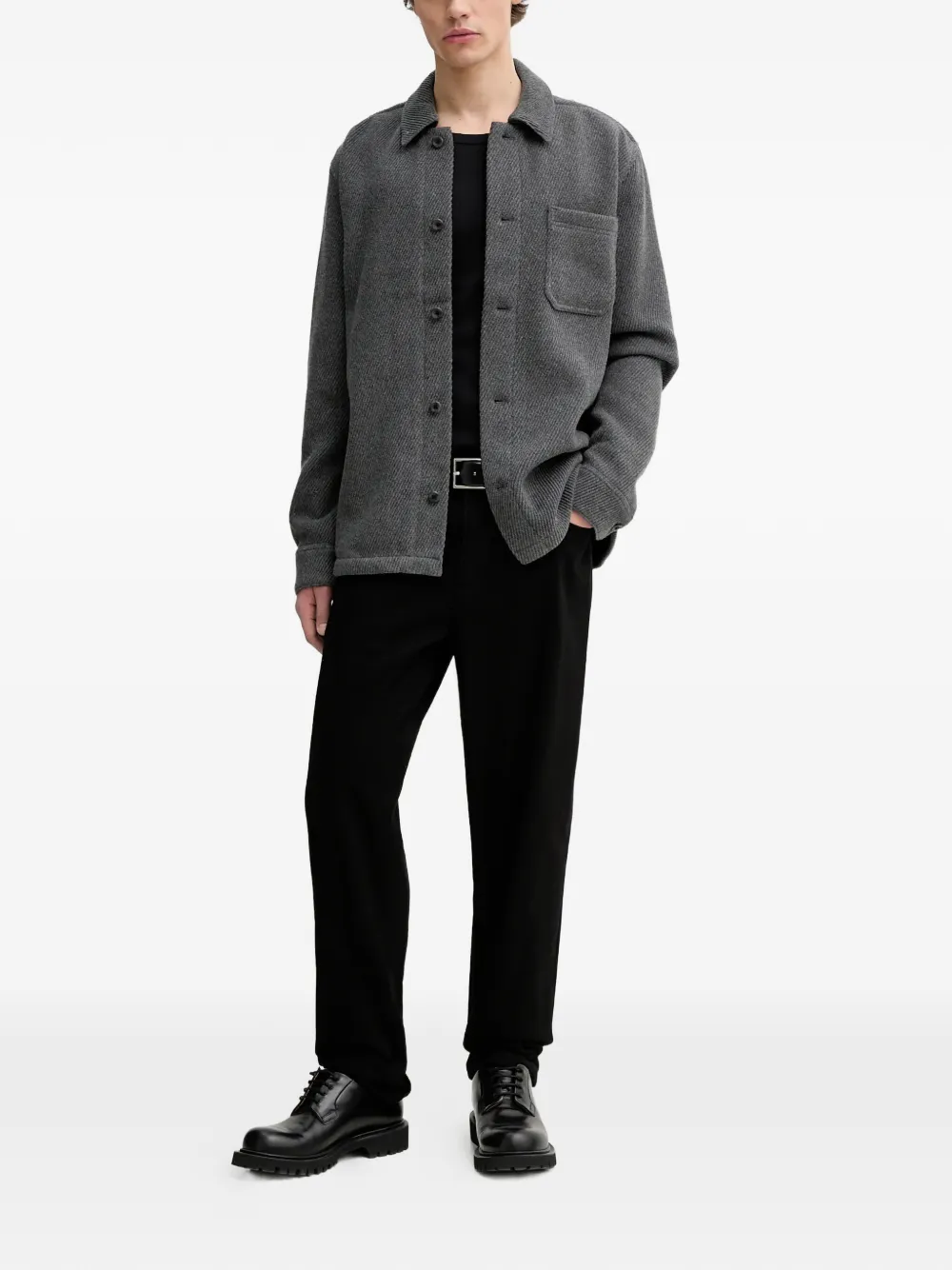 Les Deux Hamilton button-front overshirt | Shirt Jackets | Image 2