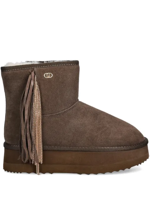 LIU JO tassel-appliqué ankle boots