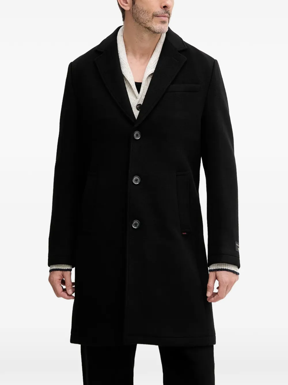 LIU JO single-breasted coat - Nero