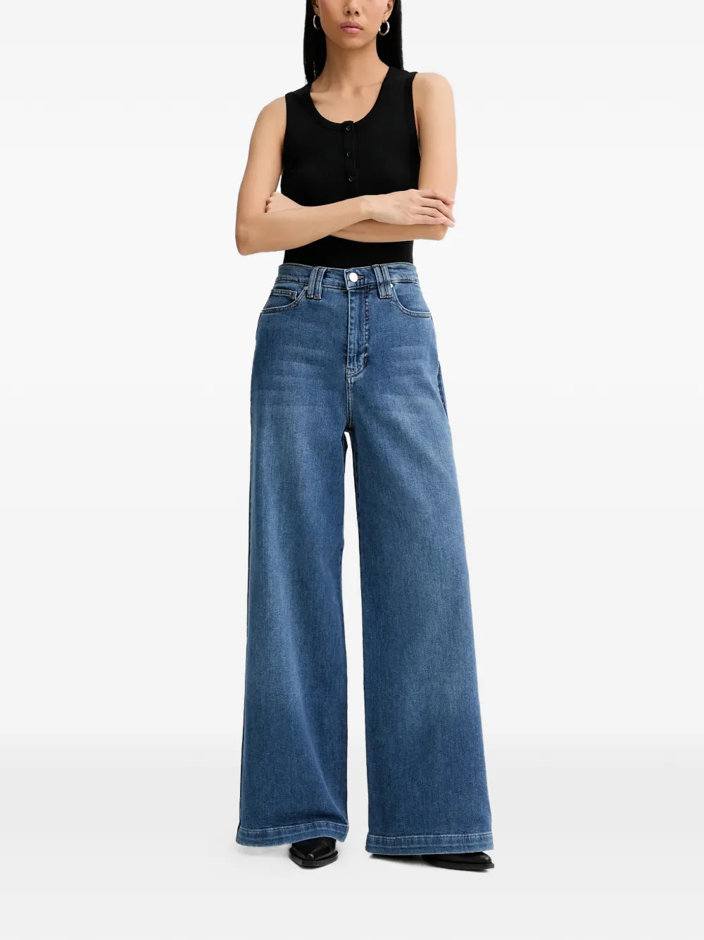 MUNTHE embellished denim - Blauw