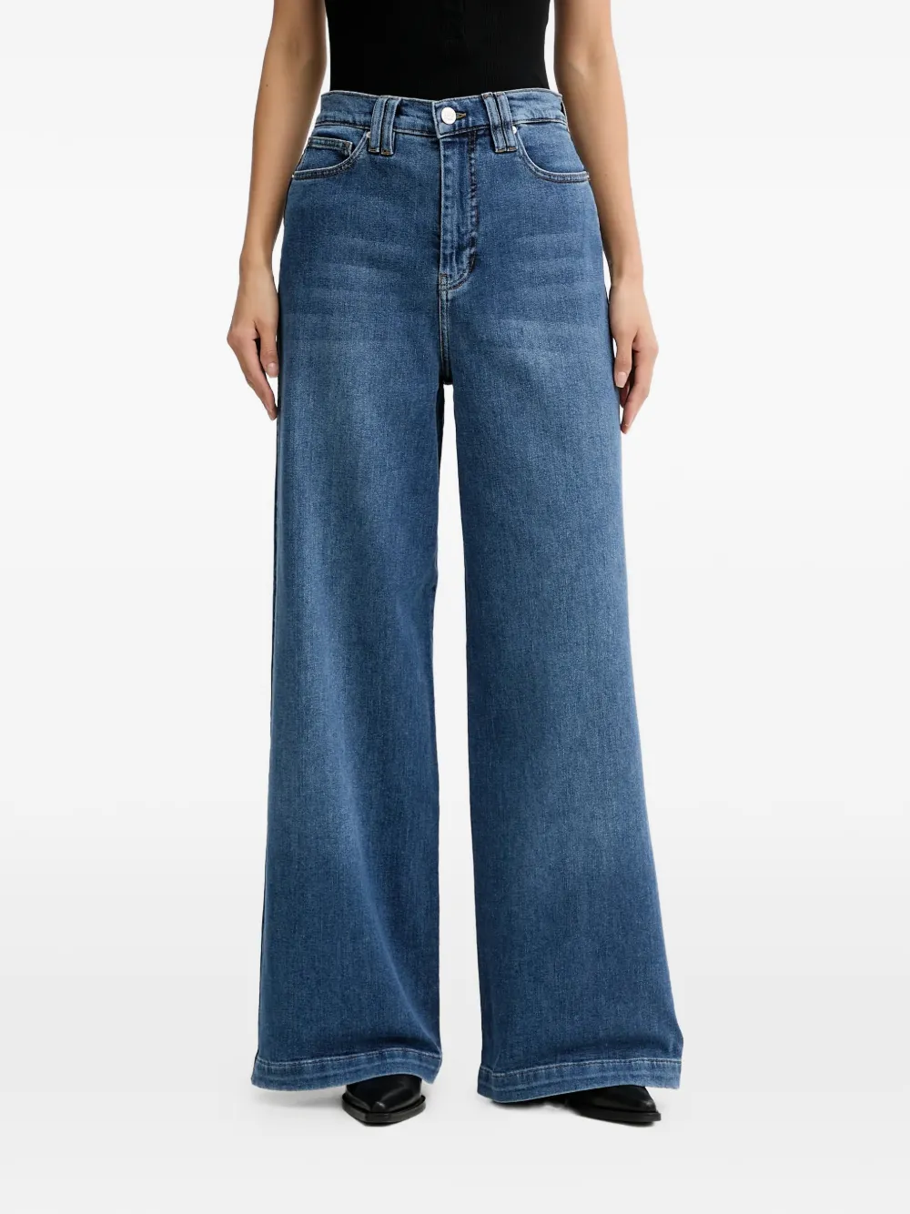 MUNTHE embellished denim - Blau