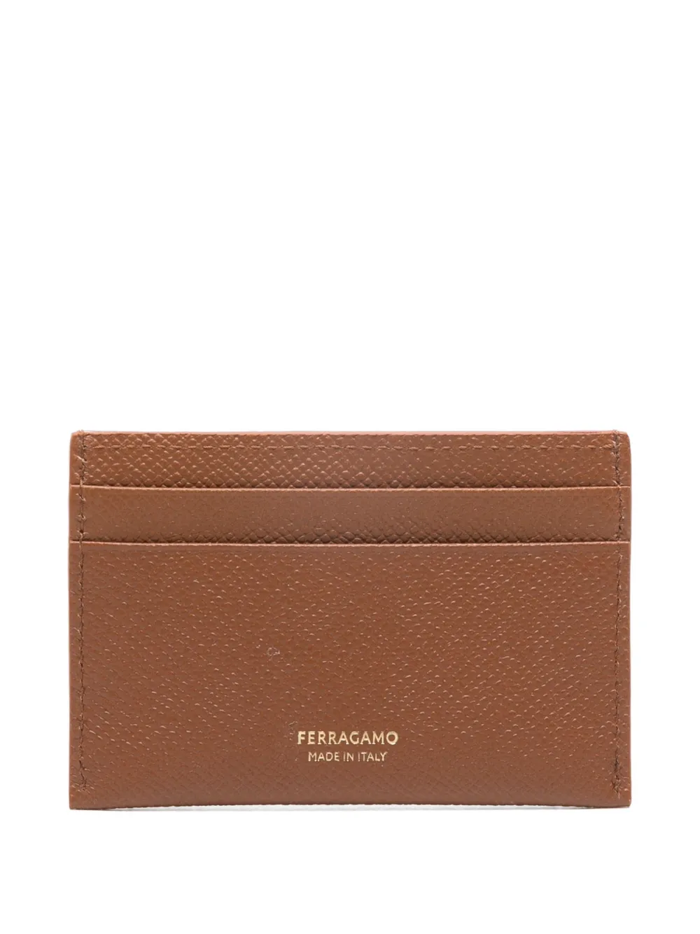 Ferragamo logo-detail card holder - Bruin