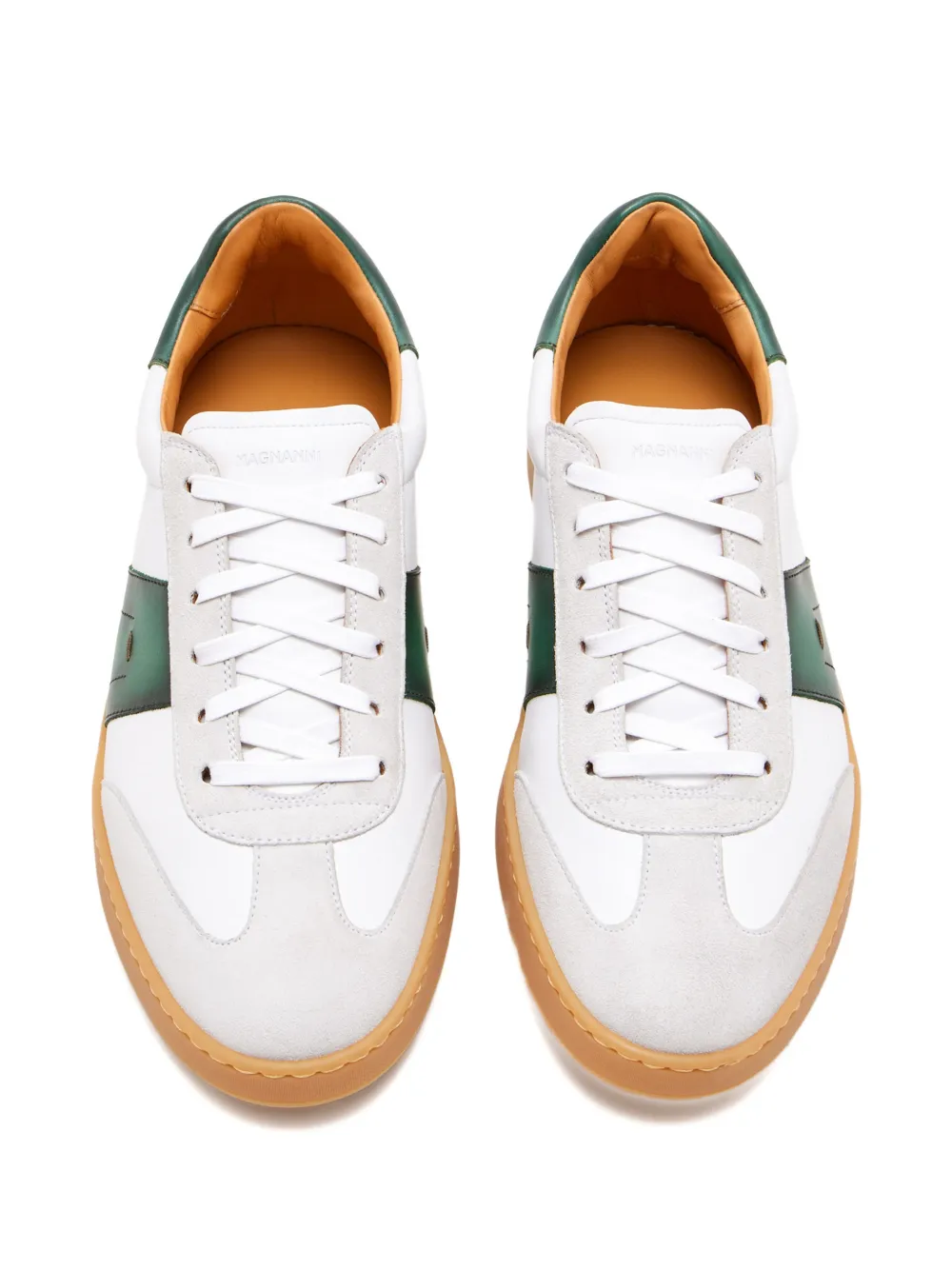 Magnanni Primera sneakers met streep Wit