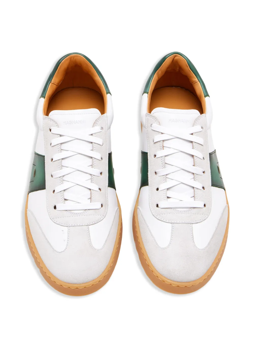 Magnanni Primera sneakers met streep Wit