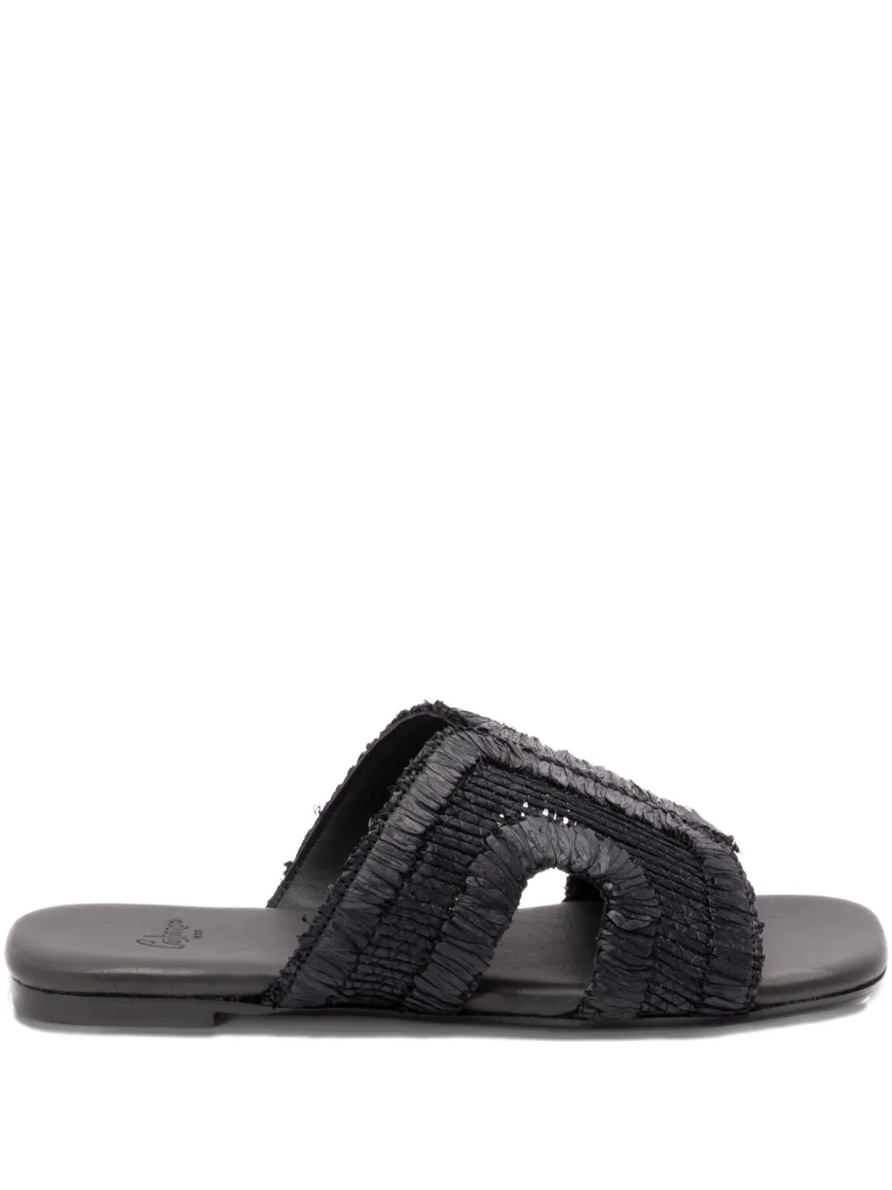Castañer woven sandals - Nero