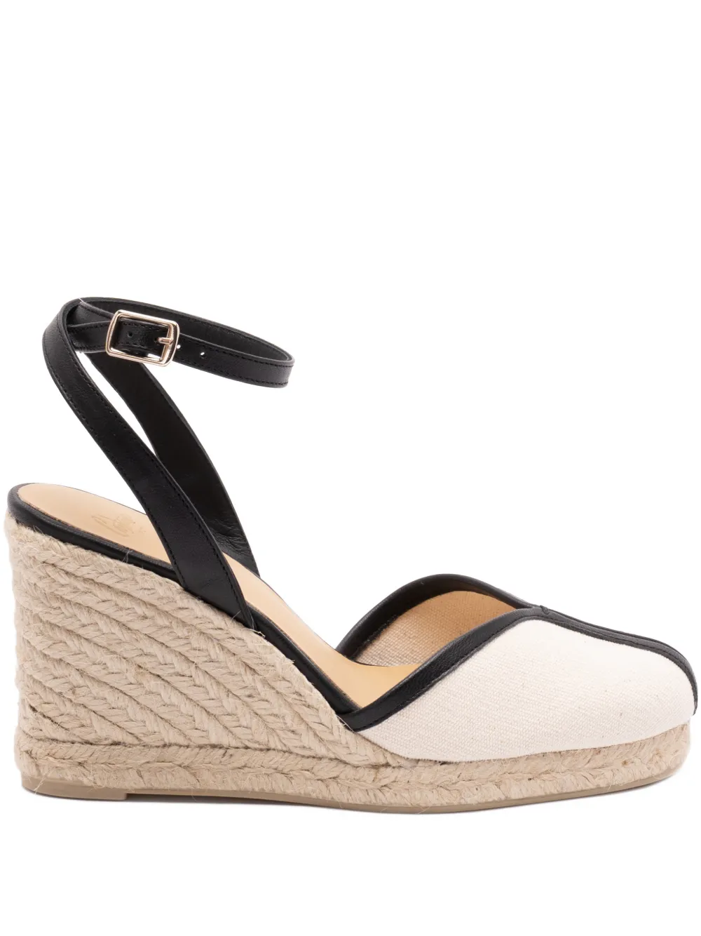 Castañer strap wedge espadrilles - Toni neutri