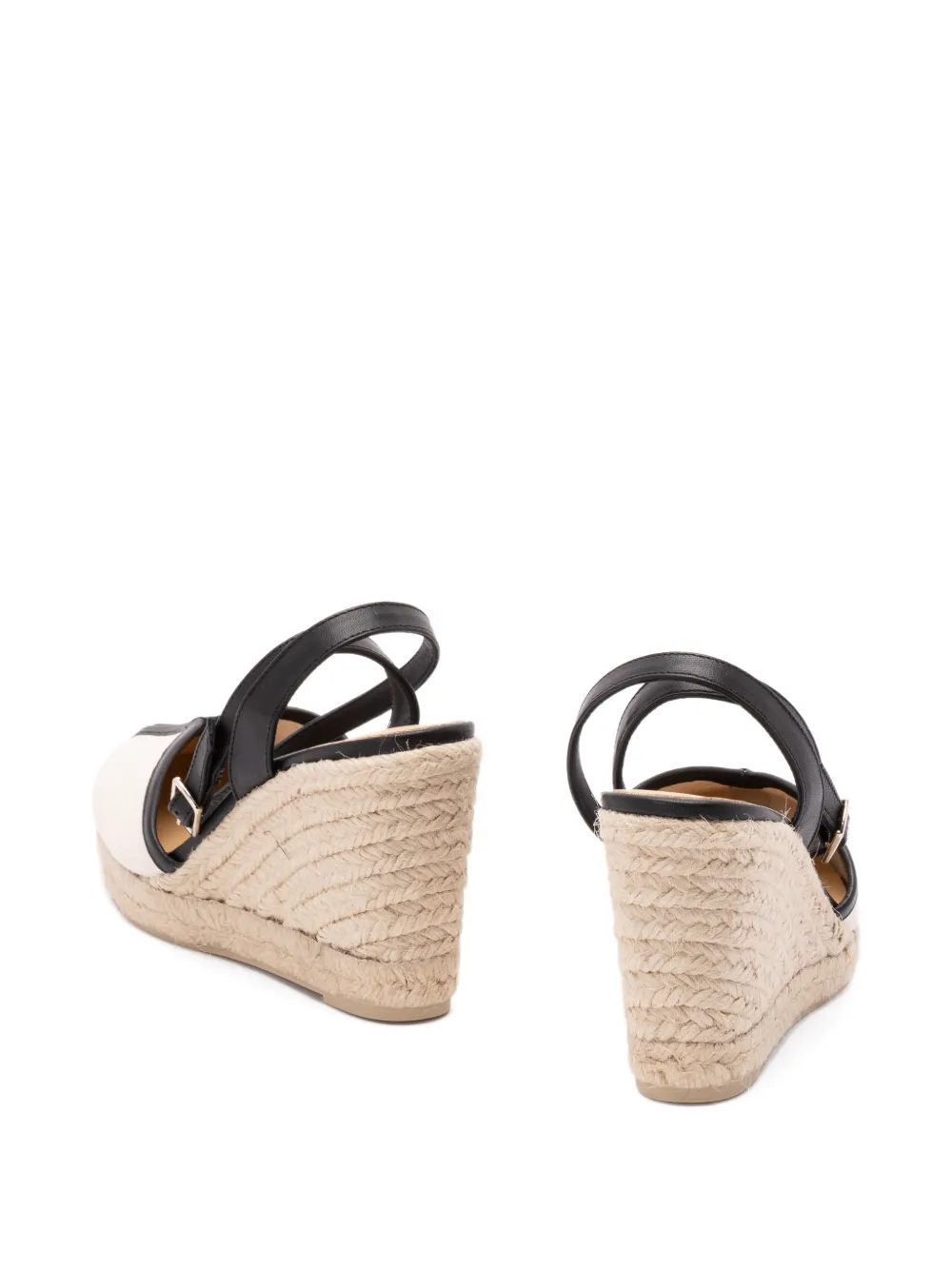 Castañer Espadrilles met sleehak Beige