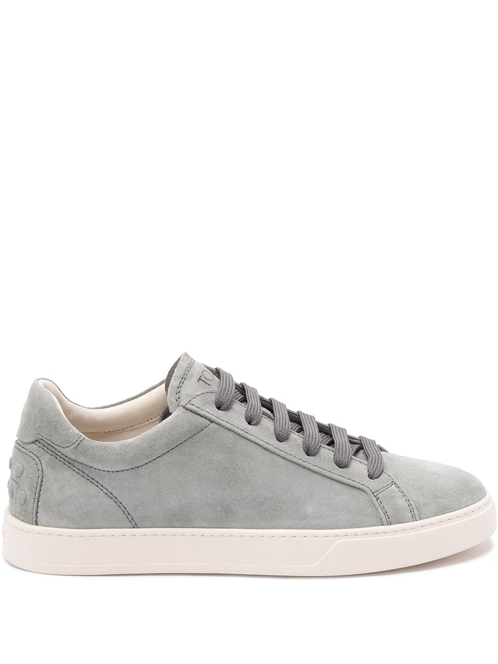 Tod's leather lace-up low-top sneakers - Grigio