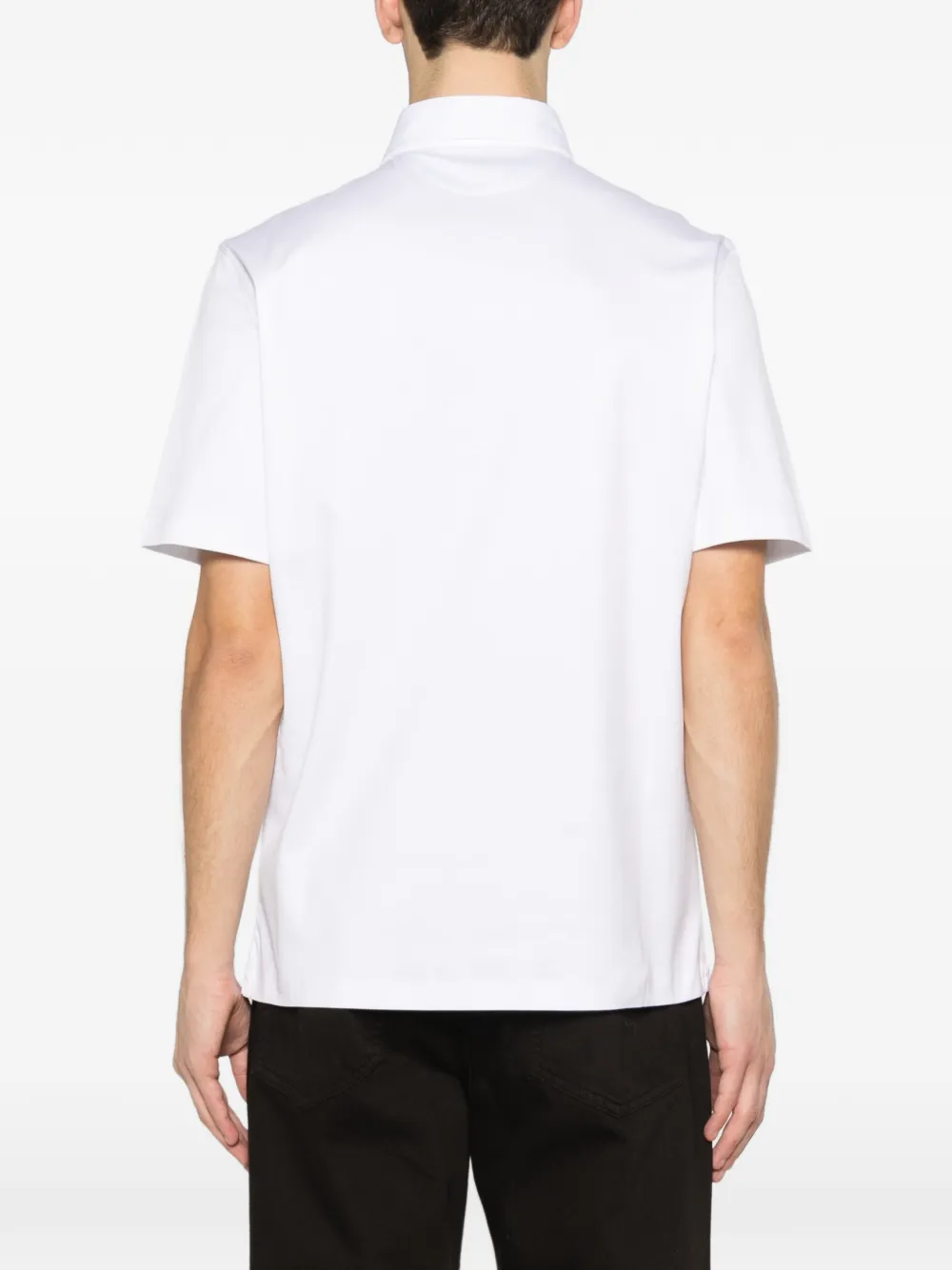 Brunello Cucinelli Poloshirt met knopen Wit