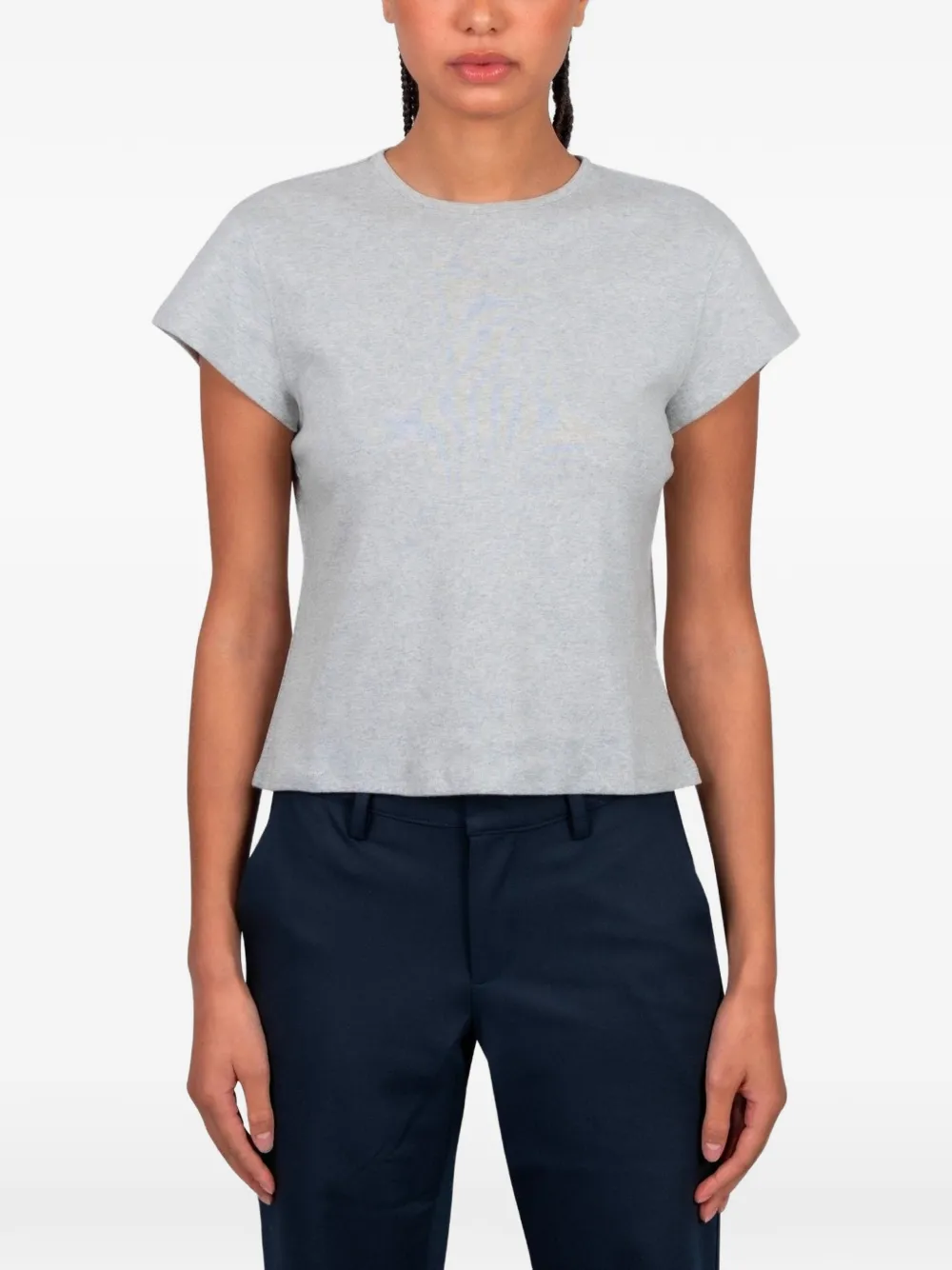 Gimaguas Manna ruffled grey top - Grigio