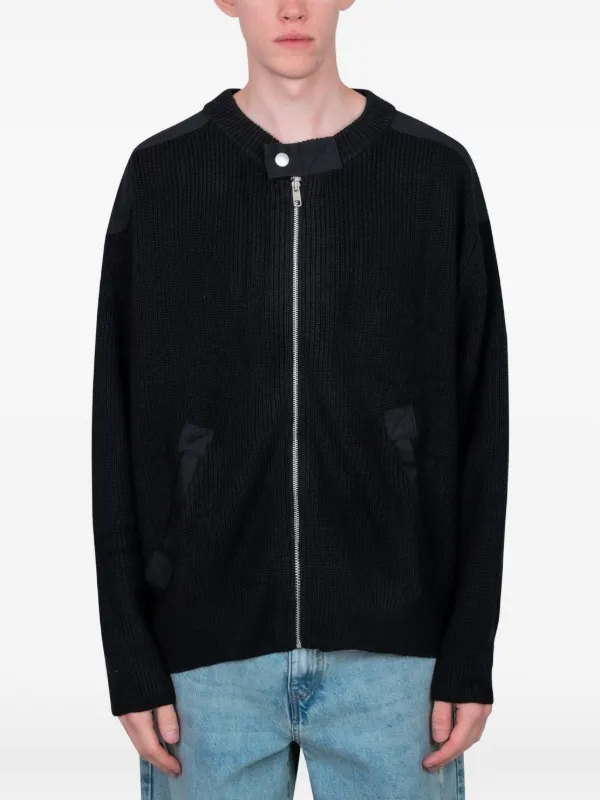 Gimaguas Guido zip-up Cardigan | Black | FARFETCH IL