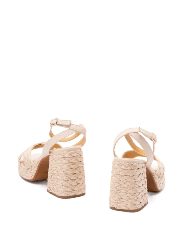 Castaner Natural Raffia Woven Espadrille Loafers Castañer - Michael Raffia Espadrilles - Neutrals Castaner main image 3