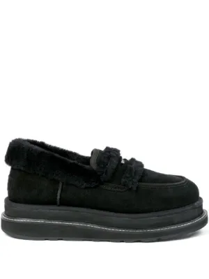 Sacai Wingtip Loafers | Black | FARFETCH