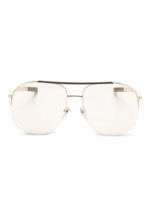 Gucci Eyewear top-bar pilot sunglasses