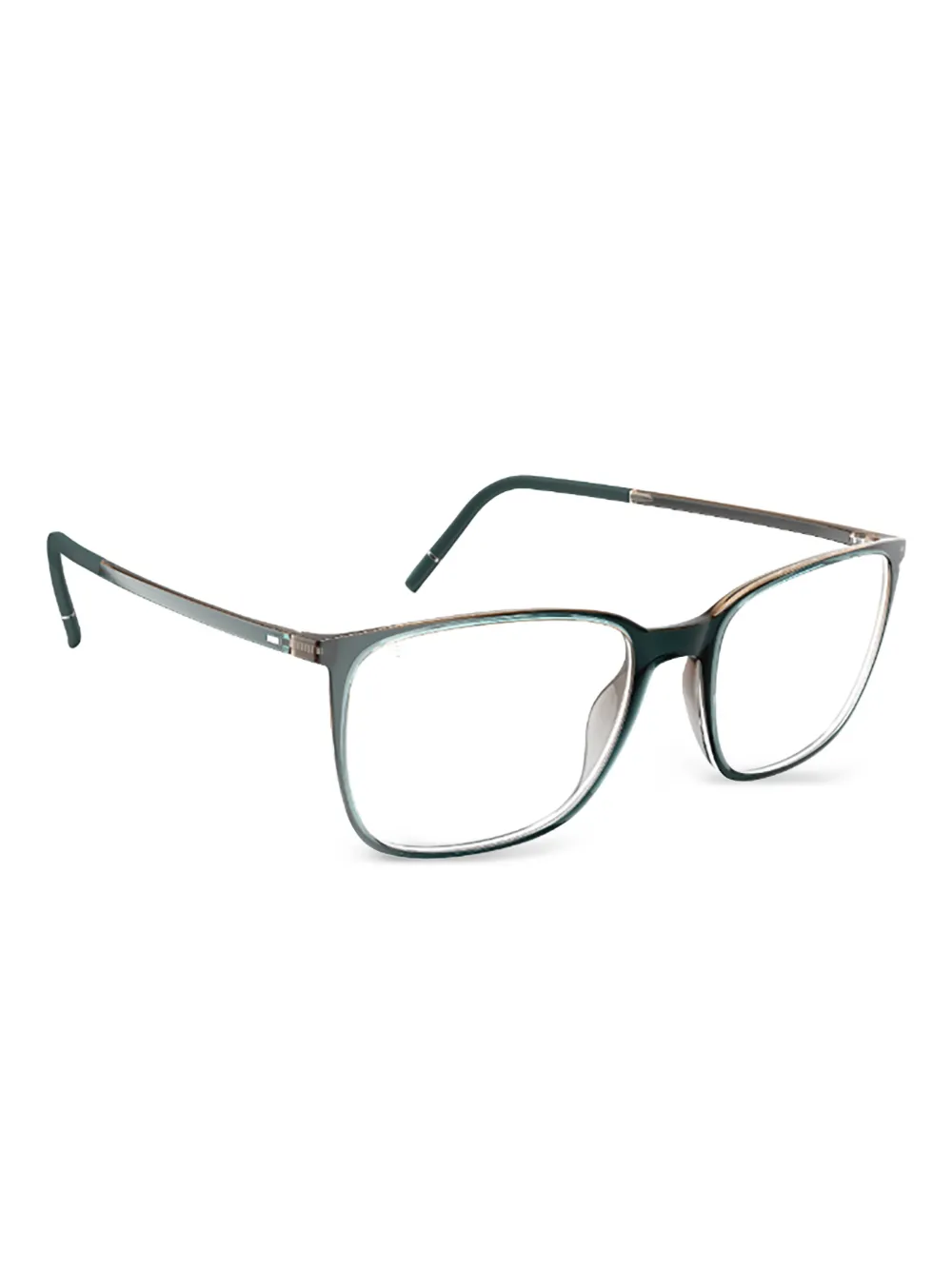 Silhouette rectangle-frame glasses | Black | Image 1