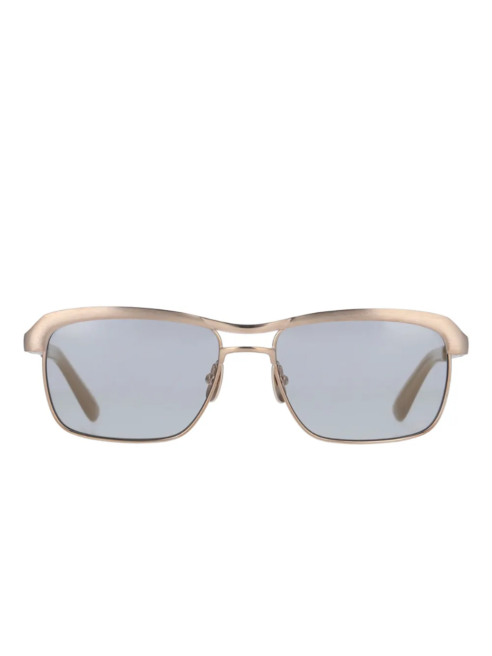 Yellows Plus Bernard square-frame sunglasses | Gold | Image 1