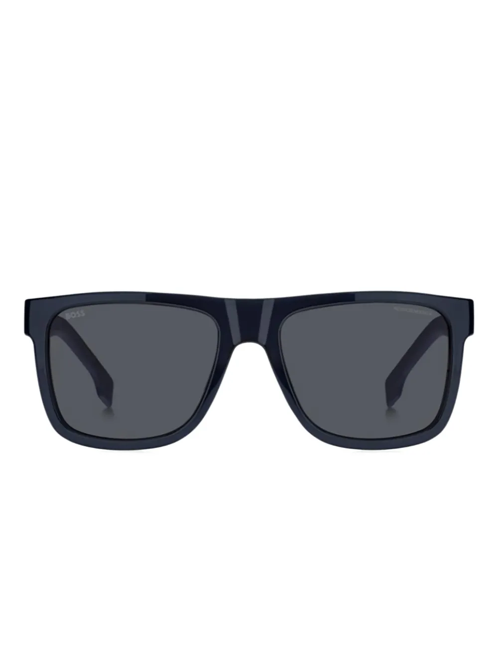 BOSS rectangle sunglasses - Blu