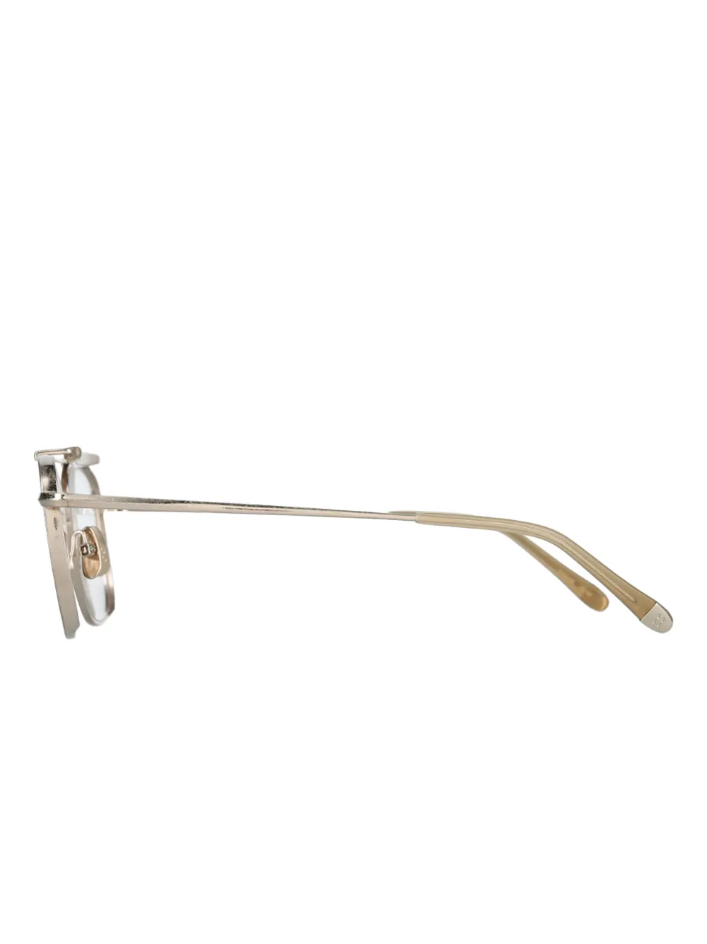  Yellows Plus Tyrone Browline Glasses - Silver 