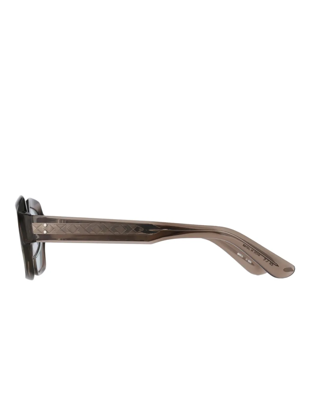 Yellows Plus Greg Geometric Sunglasses - Brown 