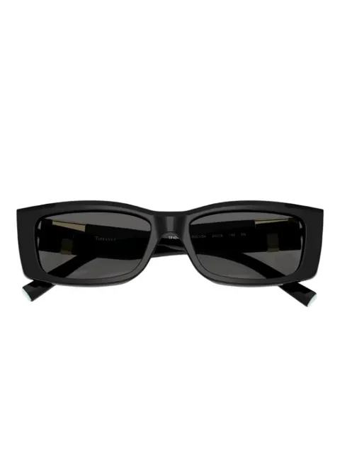 Tiffany & Co. metallic rectangle sunglasses