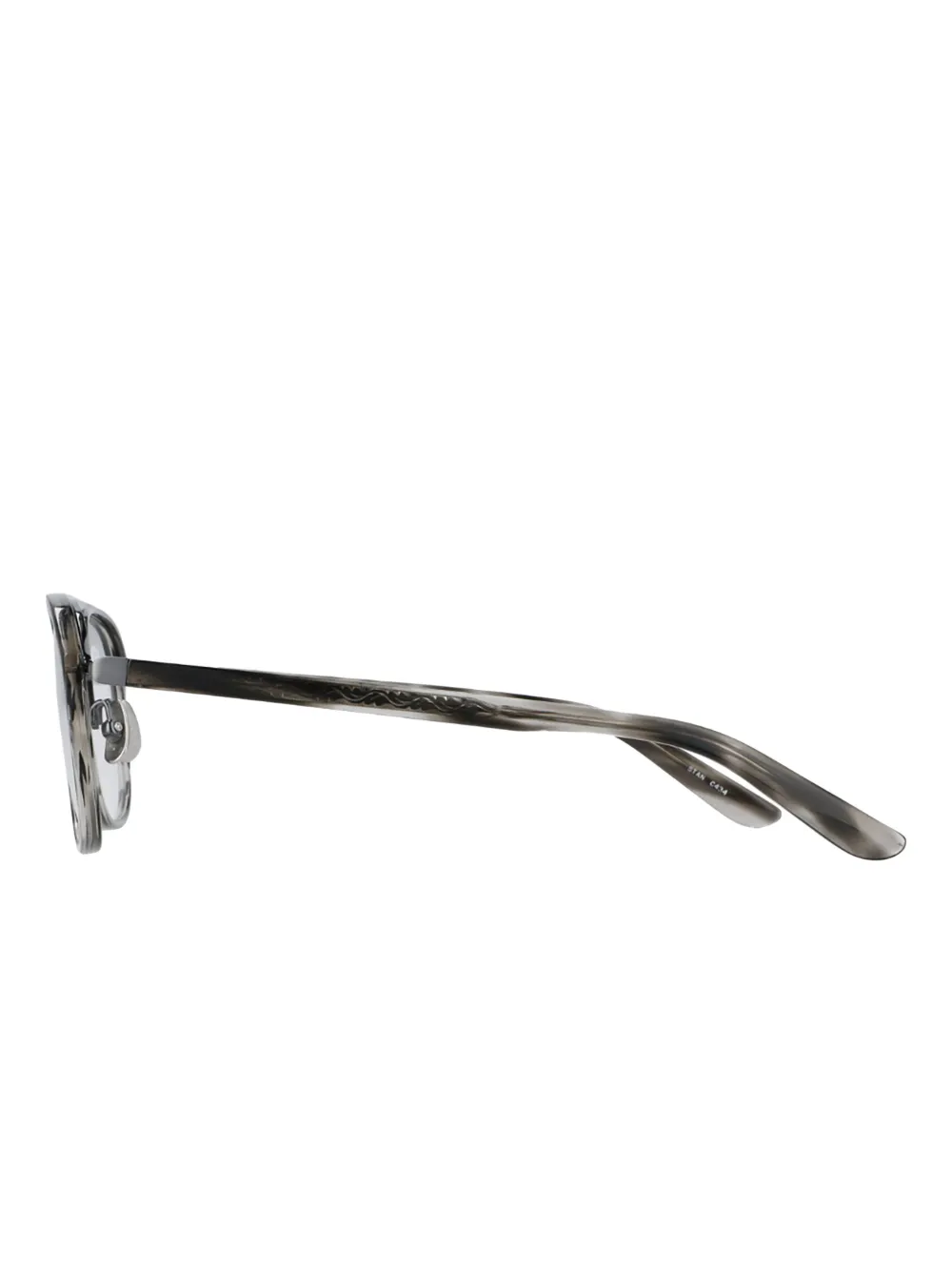  Yellows Plus Stan Browline Glasses - Grey 