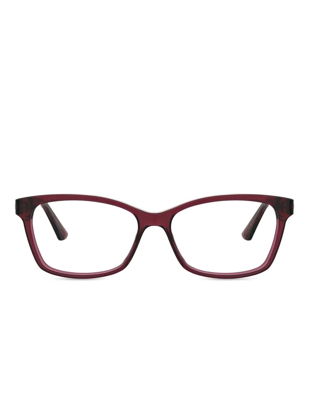Pierre Cardin Eyewear rectangular embellished glasses | Red | Image 1