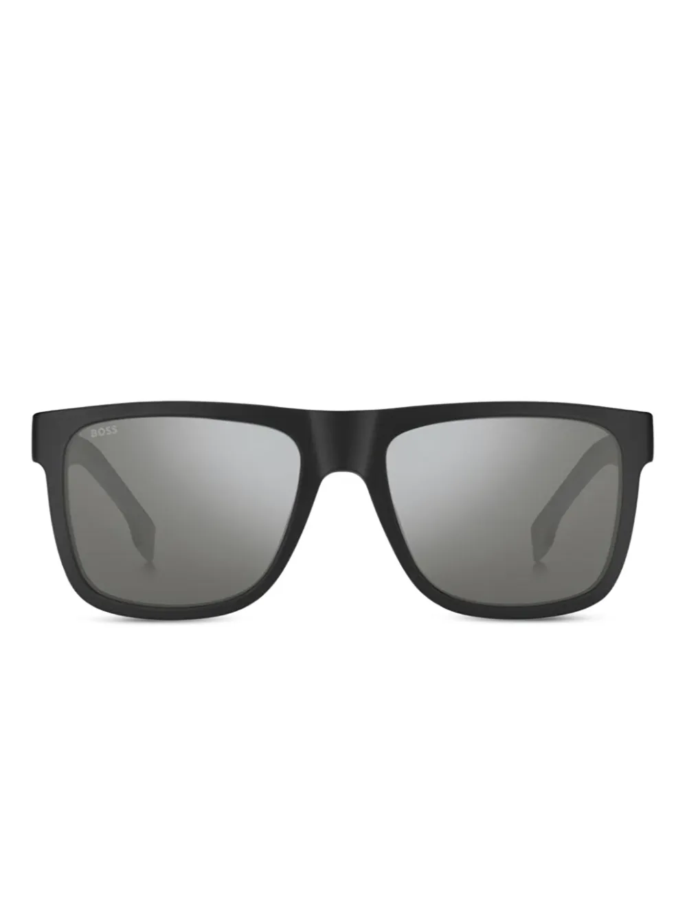 Hugo Boss Br matt rectangle sunglasses | Black | Image 1