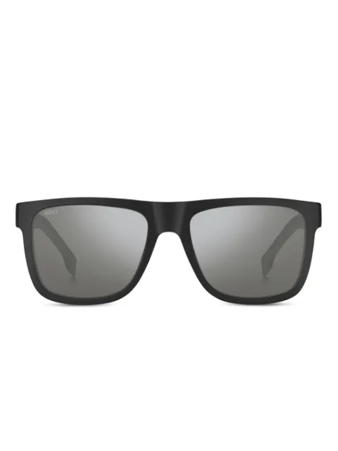 Hugo Boss Br matt rectangle sunglasses