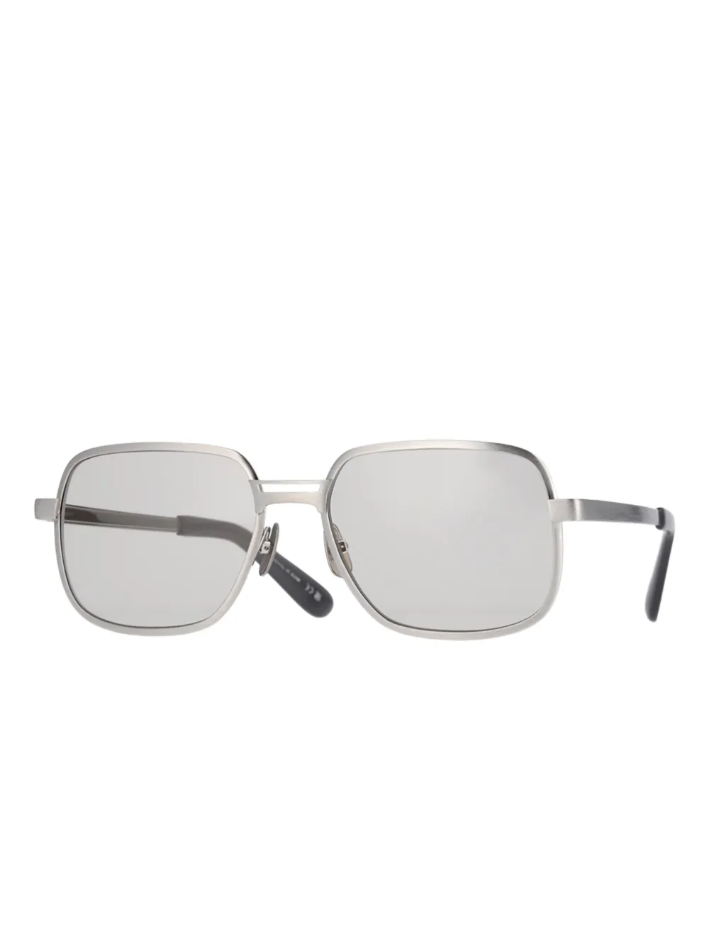 Yellows Plus Barris geometric sunglasses - Zilver