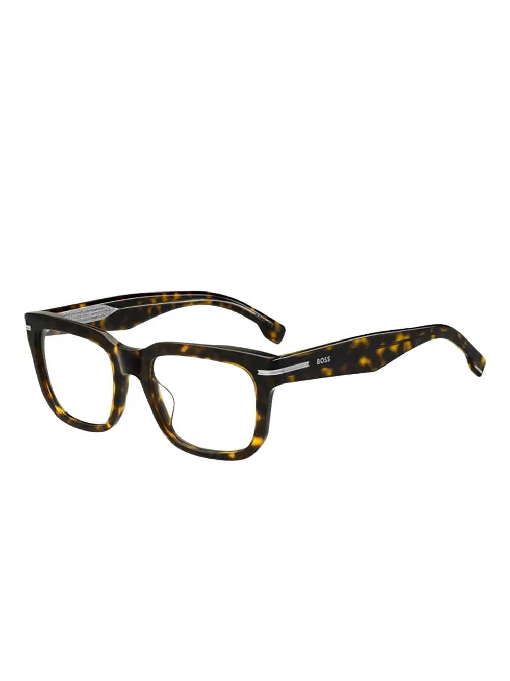 Hugo Boss Br havana square-frame glasses | Men | Image 2