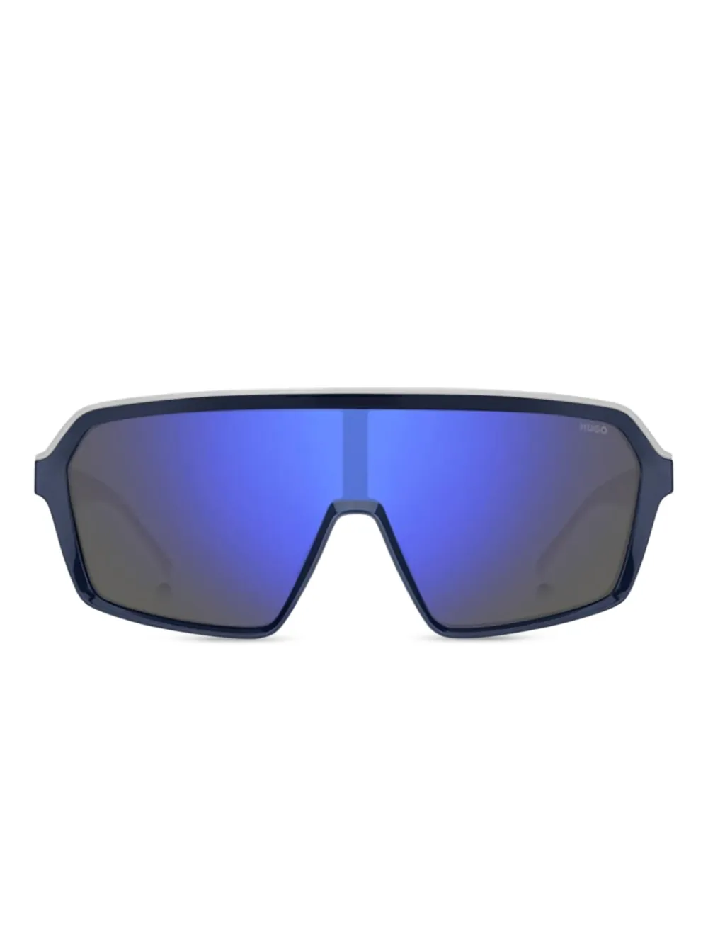 Hugo Boss Br mirrored geometric sunglasses | Blue | Image 1