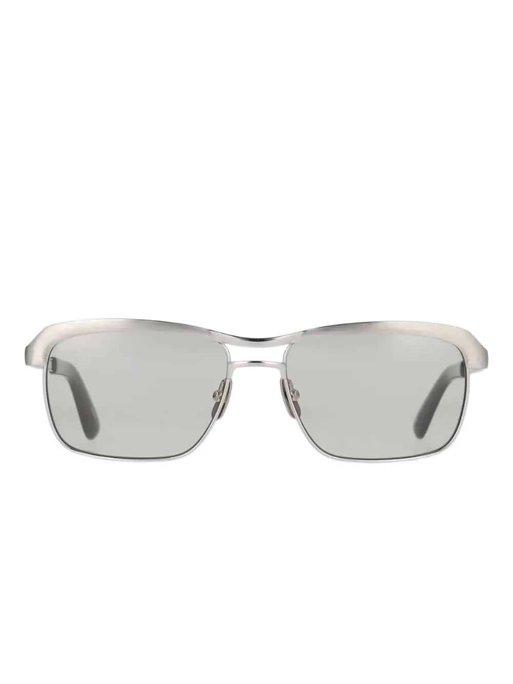 Yellows Plus metallic browline sunglasses | Silber | Image 1