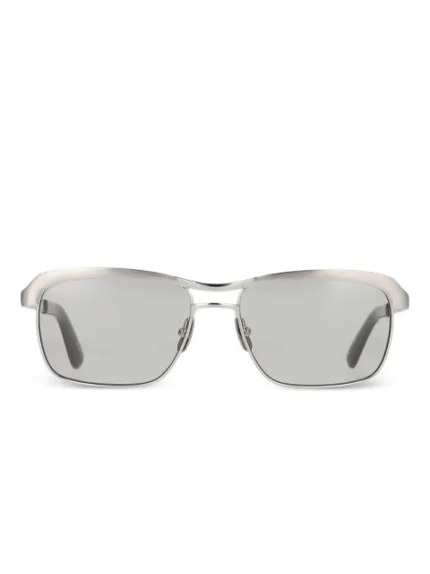 Yellows Plus metallic browline sunglasses