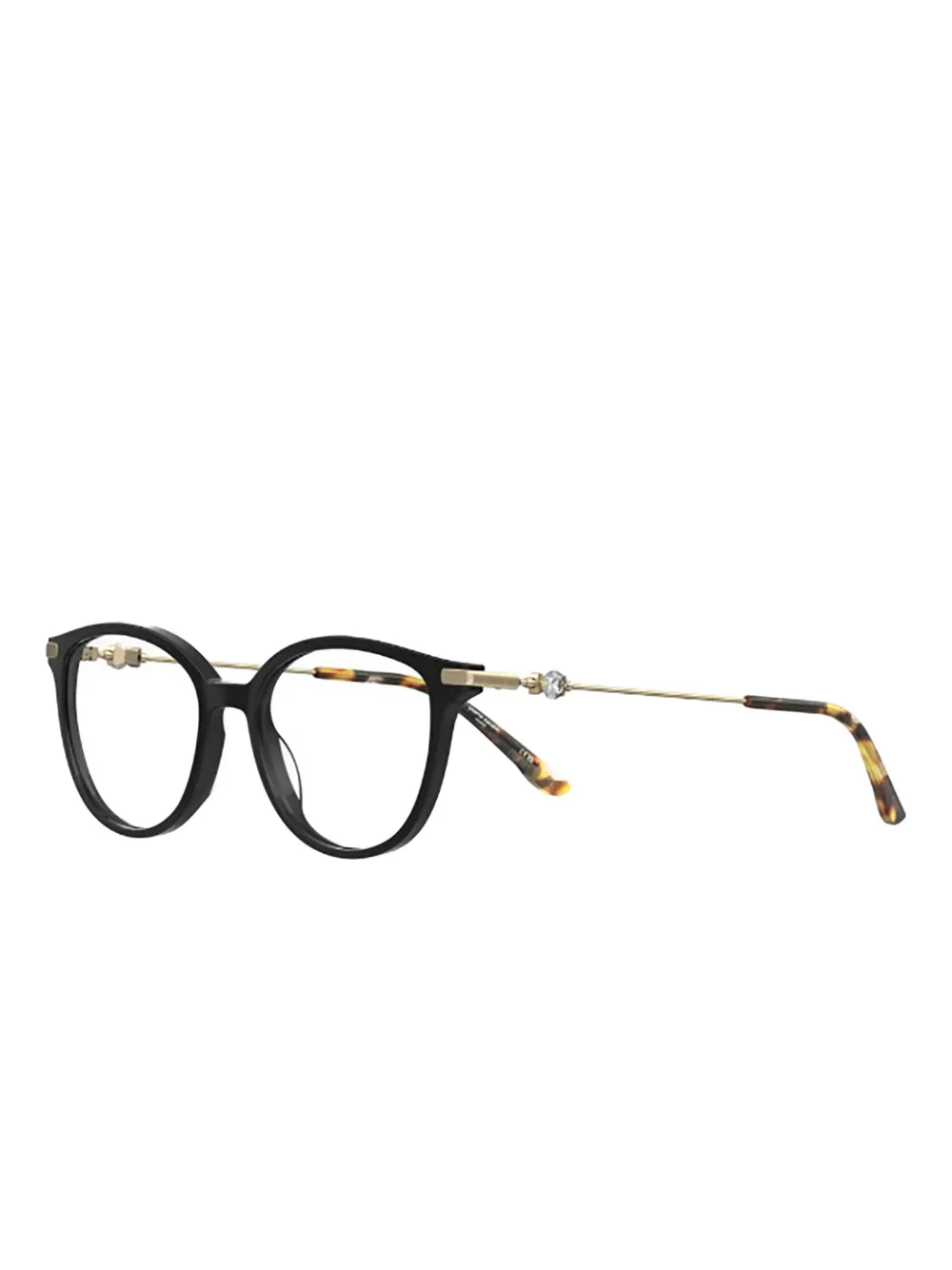 Pierre Cardin Eyewear embellished round-frame glasses | Men | Image 2
