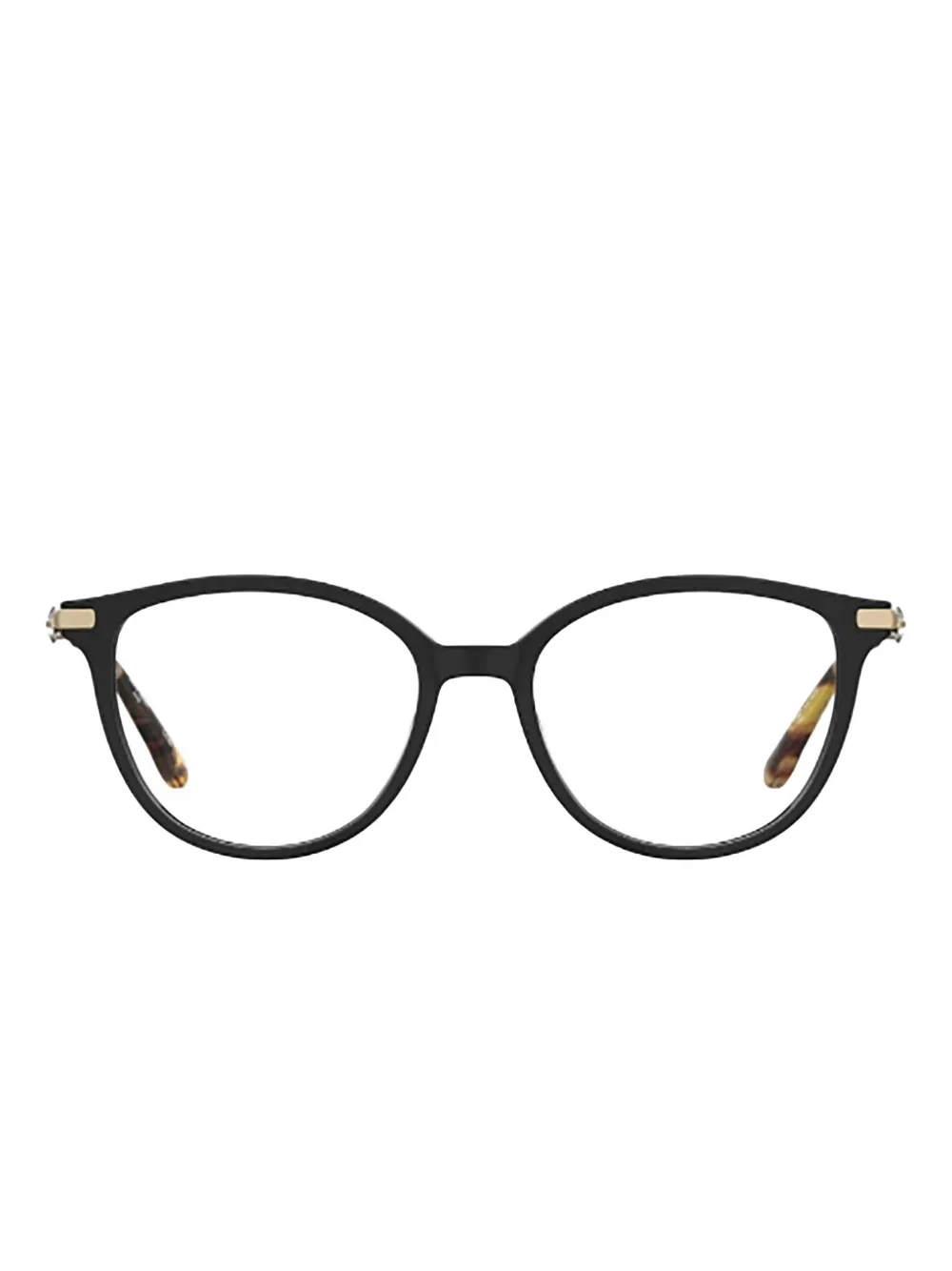 Pierre Cardin Eyewear embellished round-frame glasses | Black | Image 1