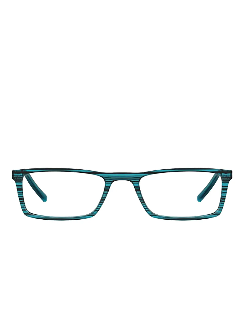 Seventh Street rectangle-frame glasses | Blue | Image 1