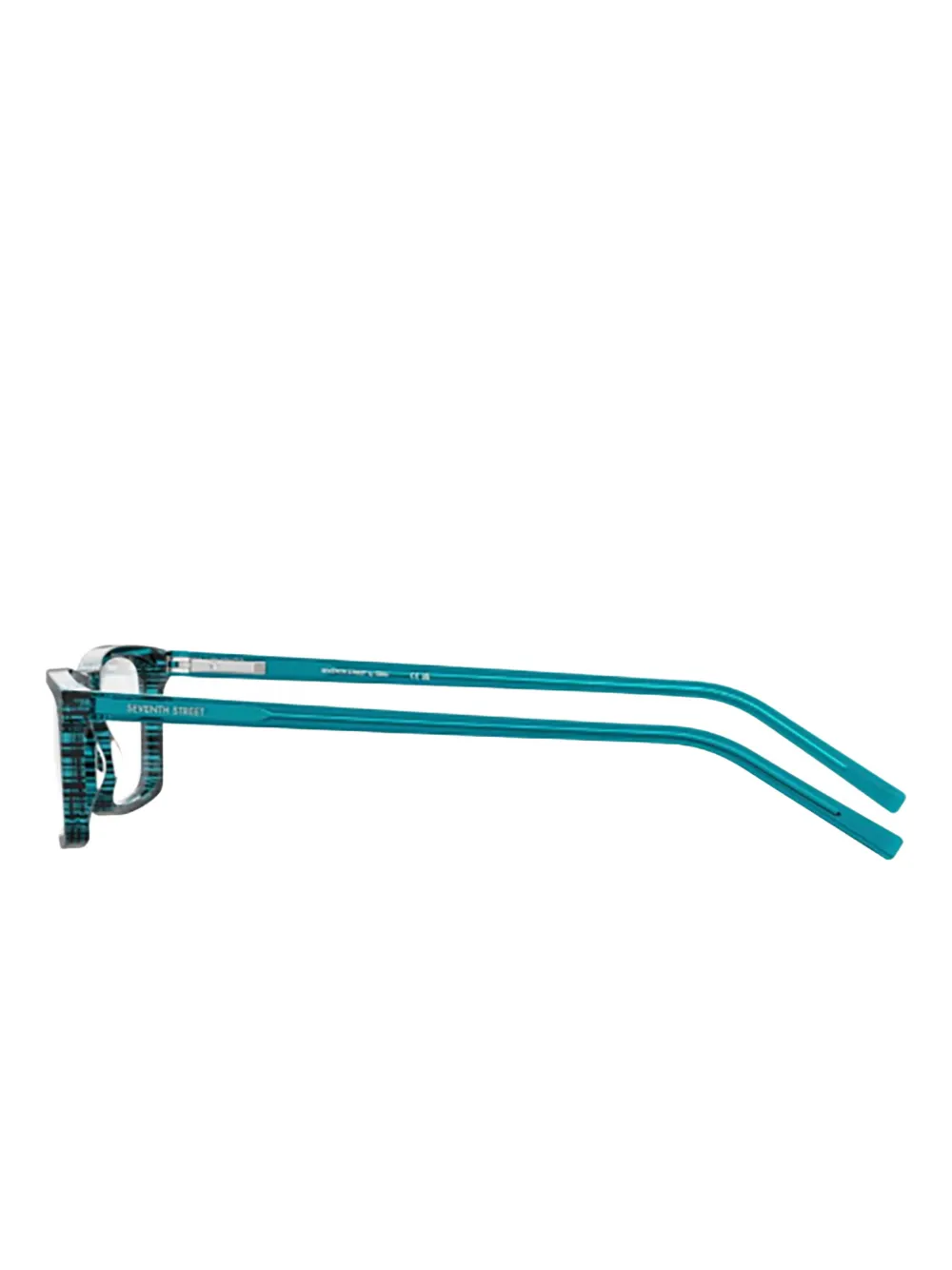  Seventh Street Rectangle-frame Glasses - Blue 