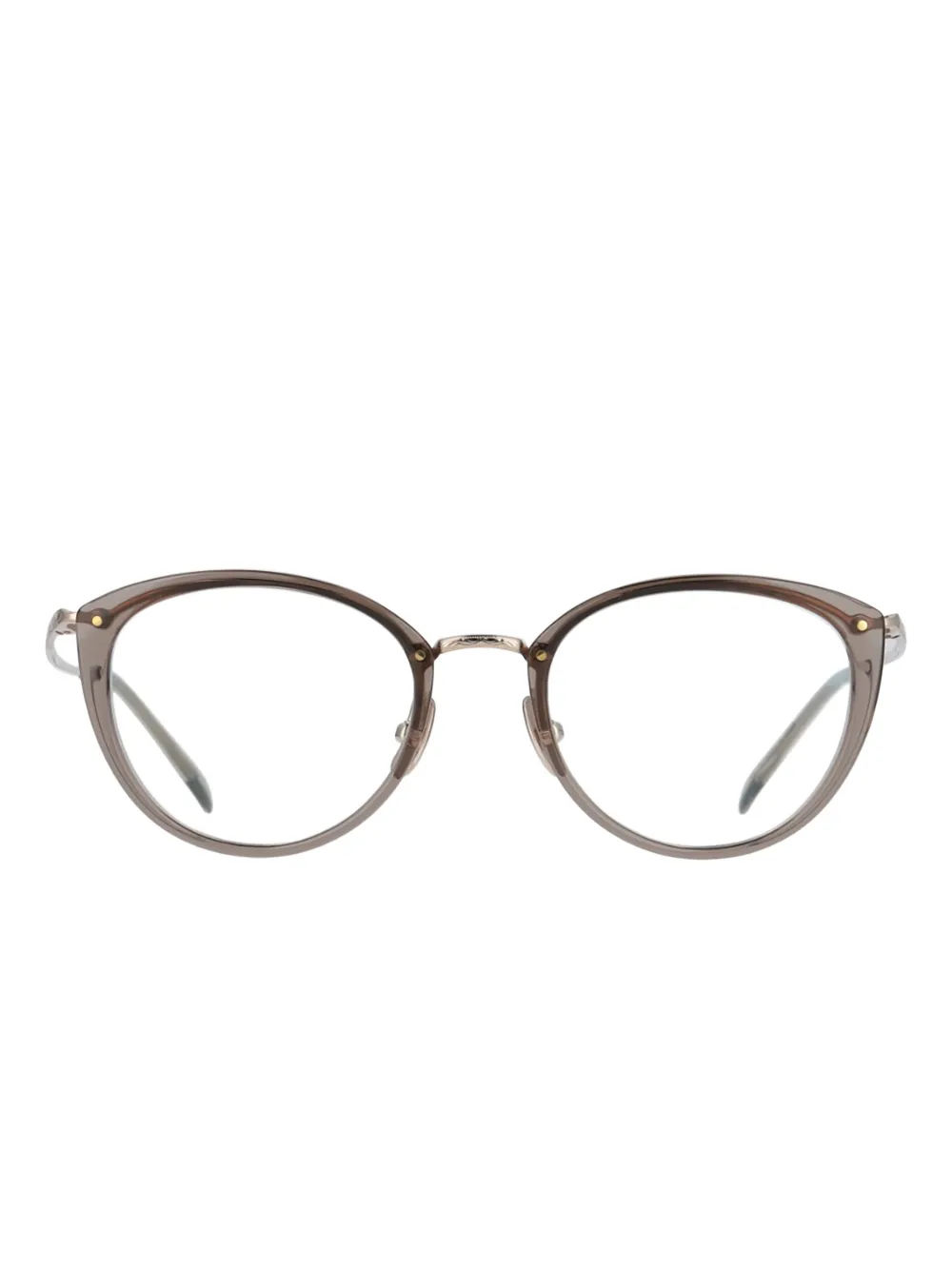 Yellows Plus Loraine round-frame glasses | Grey | Image 1