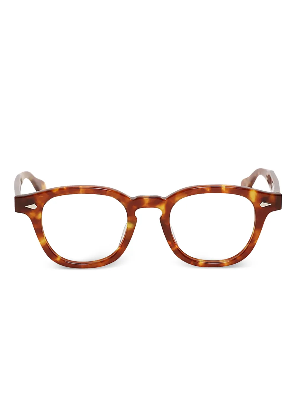 JULIUS TART OPTICAL lentes con armazón cuadrada | marrón | Image 1