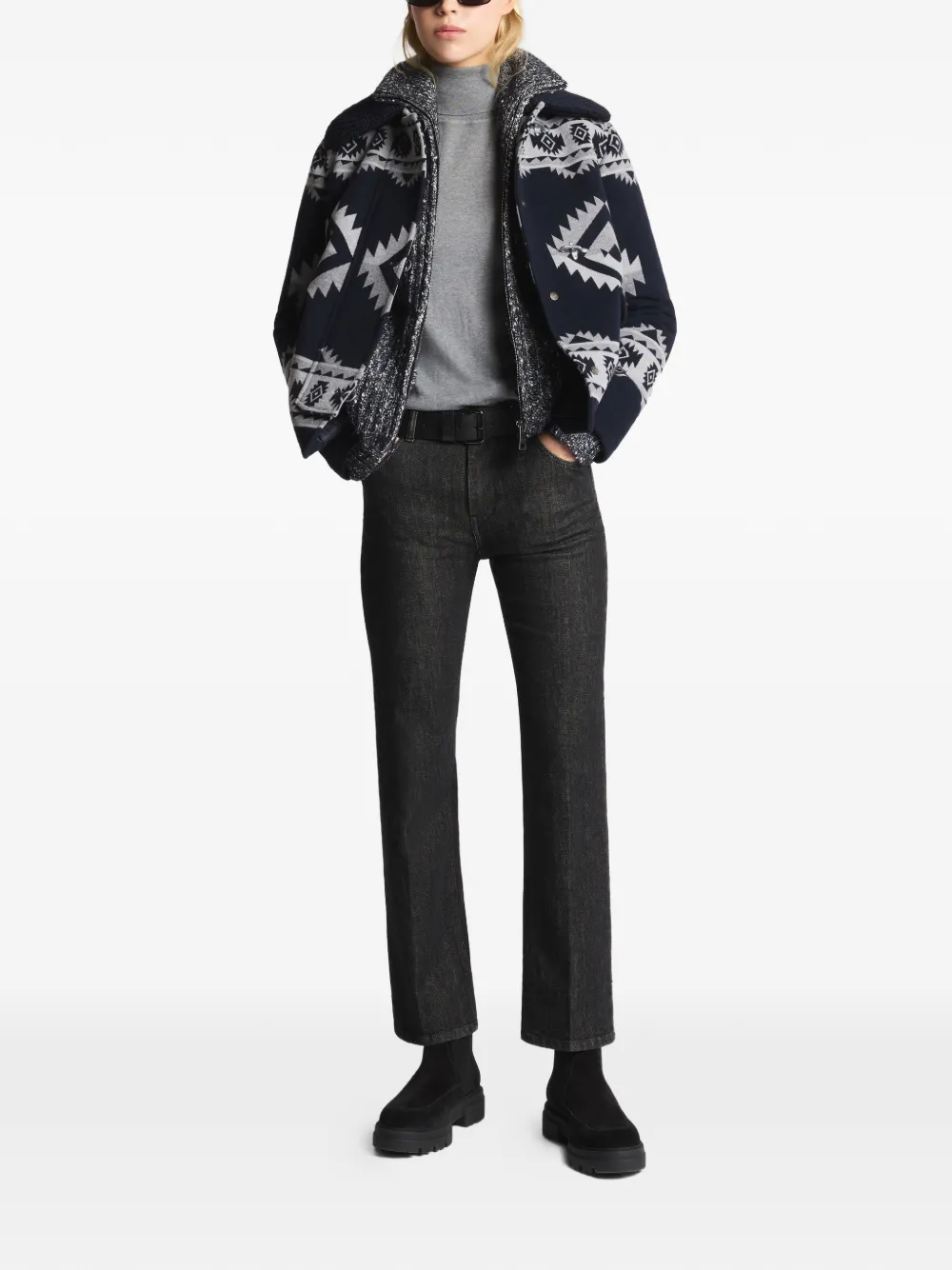 Fay buttoned jeans - Zwart