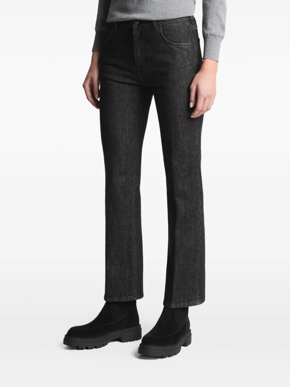  Fay Buttoned Jeans - Black 