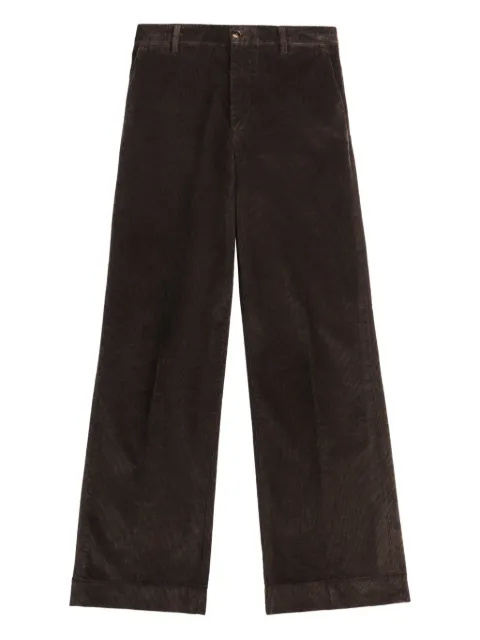 Fay corduroy wide-leg trousers