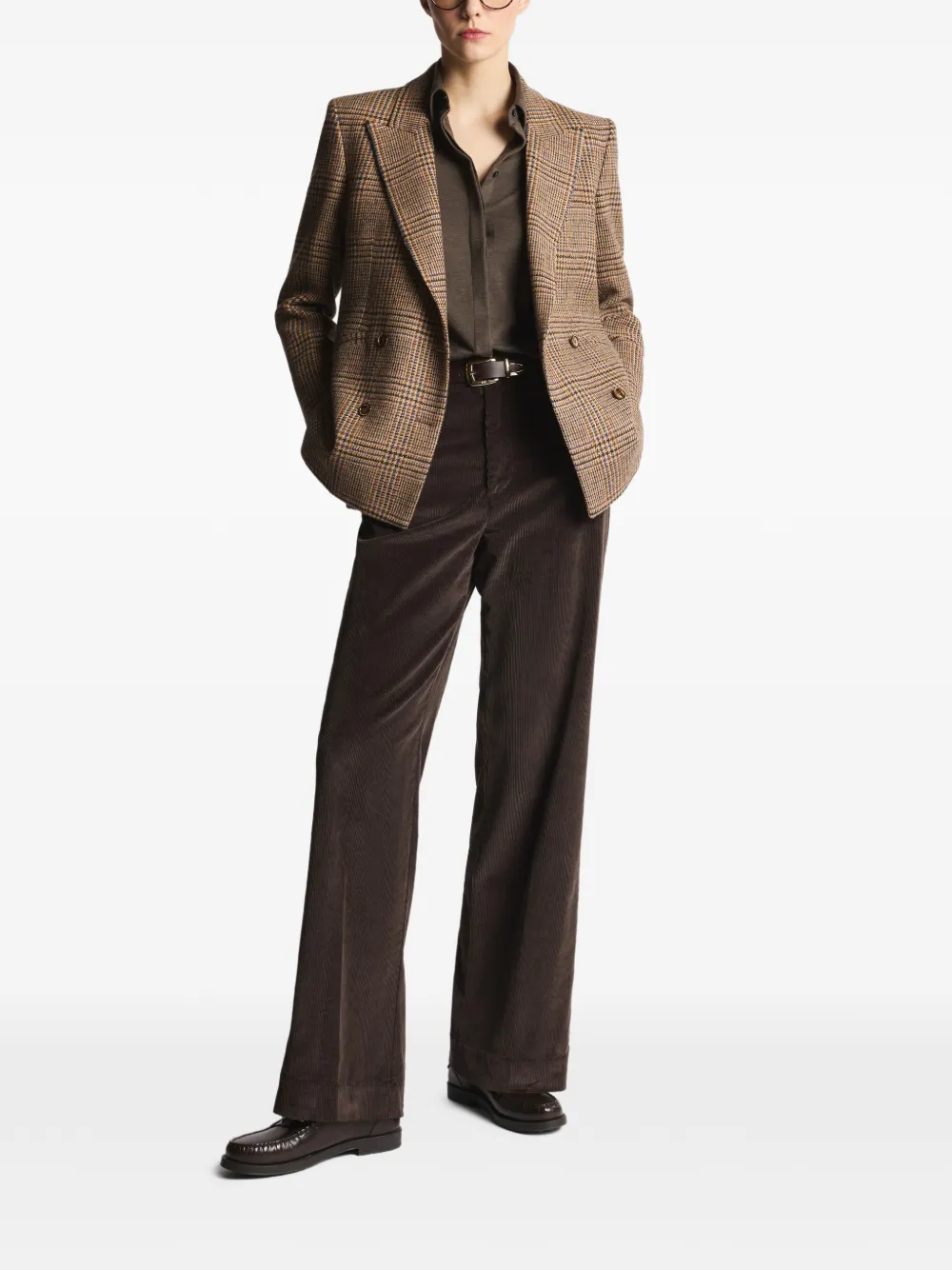 Fay corduroy wide-leg trousers | High Waisted Pants | Image 2