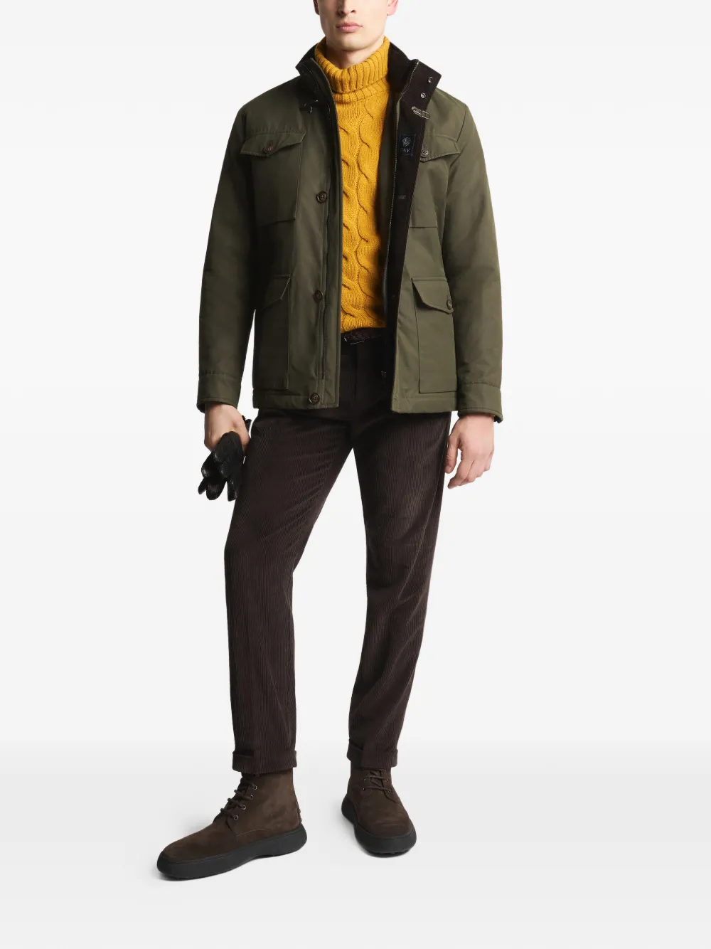 Fay button-fastening jacket | Military Jackets | Image 2