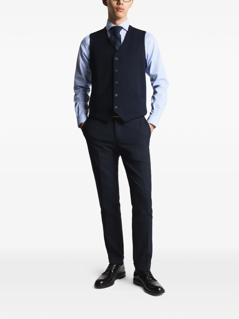 Fay V-neck buttoned waistcoat | Waistcoats & Gilets | Image 2