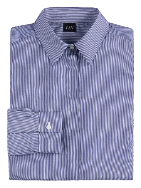 Fay striped slim shirt