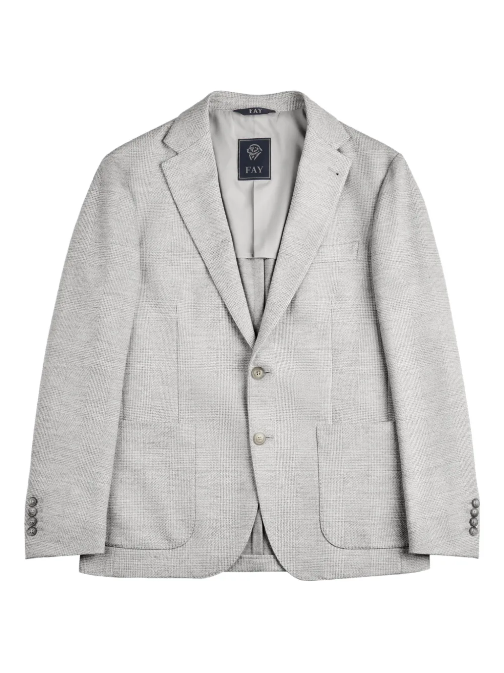 Fay two-button single-breasted blazer | Grey | Image 1